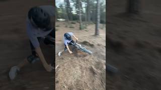 Epic MTB Fails Caught on Camera💀 shorts [upl. by Ahsienot]