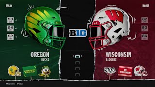 No 1 Oregon Ducks at Wisconsin Badgers [upl. by Leupold]