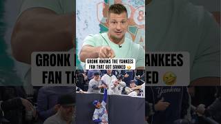 Of course Gronk was friends with the Yankees fan who interfered with Mookie 😂 via UpAndAdamsShow [upl. by Jordans887]