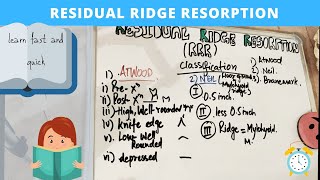 Learn and understand RESIDUAL RIDGE RESORPTION [upl. by Daus]