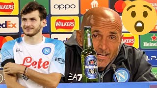 Spalletti STRIGLIA Kvaratskhelia quotNon può vincere da soloquot 😮 RAMANZINA dopo Rangers Napoli 03 [upl. by Hodosh]