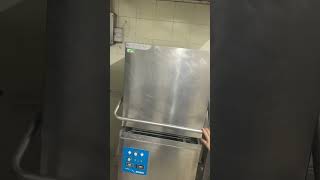 Dishwasher workers in Thailand factory foodmachine machine noodlesfactory copper alat food [upl. by Whale]