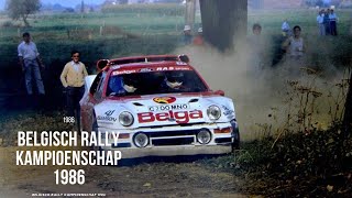 Belgisch rally kampioenschap 1986 [upl. by Yemar]