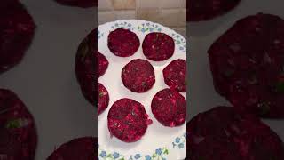 Healthy Beetroot Cutlets try kiya  🌰 cooking recipe asmr [upl. by Aneerak]