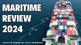 The Review of Maritime Transport 2024IS HERE  20 Take Aways On International Shipping [upl. by Adim929]