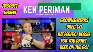 GrowlerWerks uKeg Go 64 Portable beer from the tap [upl. by Ynotna237]