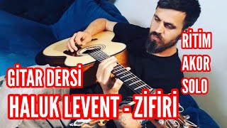 Zifiri  Gitar Dersi  AkorRitimSolo [upl. by Ettenoitna432]