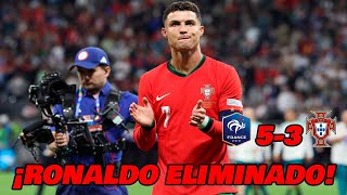 CRISTIANO RONALDO ELIMINADO EN CUARTOS DE FINAL EUROCOPA 2024 🏆 EN ZONA FUT [upl. by Richman]