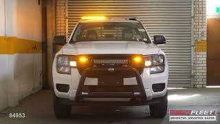 RESPONDERX Smart LED Warning Light Bar by REDFLEET dual colour multi function Amber White Ford [upl. by Aya]