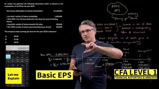 Basic EPS for the CFA Level 1 exam [upl. by Nyltyak558]