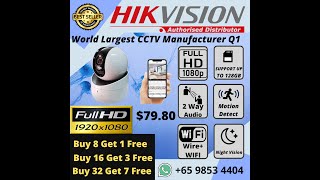 HIKVISION Wireless CCTV Camera Installation Hikvision CCTV Security Camera IP CAMERA Hikvision Q1 JE [upl. by Melia]