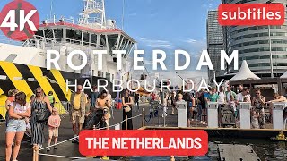 A Walk Through the Heart of the Port  Rotterdam Harbour Day in 4K [upl. by Mattias]