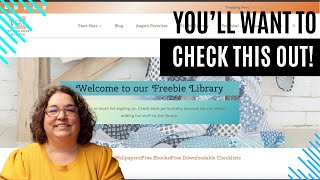 Introducing an Awesome Freebie Library for Quilters [upl. by Bate303]