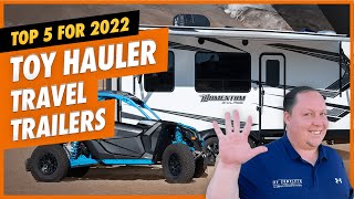 Toy Hauler Travel Trailer Top 5 [upl. by Amick]