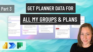 Get Planner Data for ALL your Plans in ALL your Groups with Power Automate [upl. by Sirromaj512]