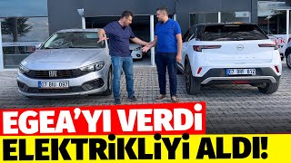 ELEKTRİKLİ OPEL MOKKA VERDİK 2023 FİAT EGEA ALDIK [upl. by Ilesara]