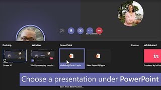 How the new PowerPoint Presenter View in Microsoft Teams Meetings works [upl. by Haisa]