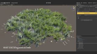 The Vegetation Engine for Unity ● Global Motion Seasons and Overlay Preview [upl. by Eidorb]