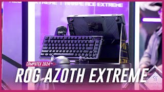 BEST 2024 Gaming Keyboard  ROG Azoth Extreme [upl. by Eiramlirpa457]