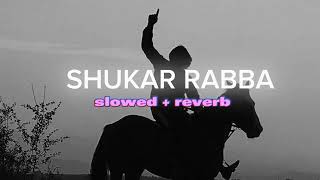 SHUKAR RABBA SlowedReverb  Tarsem Jassar  New Punjabi Song 2023  Shkuar Raba  Slowed  Reverb [upl. by Dranyar]