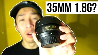 Why You Should Buy A 35mm Lens for DSLR Cameras Nikon AFS 35mm f18G DX Review [upl. by Ainehs]