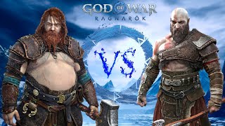 God of War Ragnarok  Thor Vs Kratos First Fight Gameplay PC Max Settings 4K RTX 4090 GPU [upl. by Demetria847]