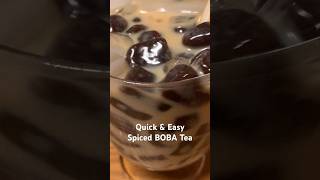 Spiced BOBA Tea  easy Boba with Indian Chai Black Tea [upl. by Haseefan889]