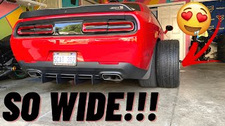 Dodge Challenger ScatPack Tire Upgrade FINALLY [upl. by Odlanor]