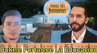 En El Salvador Nueva Escuela es Inaugurada en Jucuaran [upl. by Neelyak]