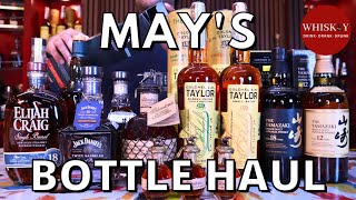 May Whiskey Haul Blantons Elijah Craig 18 Eh Taylor Barrel Proof Yamazaki 18 Rare Whiskey Haul [upl. by Ingeberg]