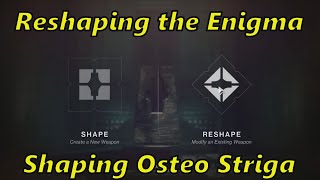 Destiny 2  Reshaping the Enigma Quest  Ostea Striga amp Tier 3 Loot chests [upl. by Oleg]