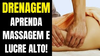 MASSAGEM DRENAGEM LINFÁTICA FORMAÇÃO EM MASSOTERAPIA ELAINE DE MARIA FUNCIONA MESMO VALE A PENA [upl. by Eleaffar]