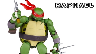 Revoltech RAPHAEL Teenage Mutant Ninja Turtles Action Figure Toy Review [upl. by Phillie482]