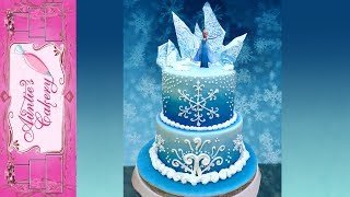 Disneys Frozen CakeAunties Style [upl. by Holden]