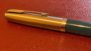 Parker 51 modern fountain pen review [upl. by Marra]