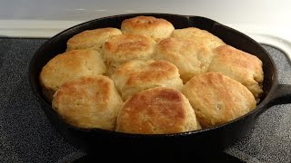 Southern Angel Biscuits Mamaws Recipe too Cook em Up in a Cast Iron Skillet [upl. by Liane]