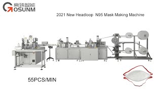 FFP2 Mask machine Head strap kf94 mask machine line [upl. by Massiw]