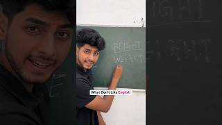 Why l dint like English 🤡💤teacher shorts funny trending viralvideo students comedy [upl. by Ninazan]