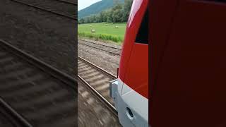 Race with trains Electric vs Diesel train zssk train trainspotting railway race [upl. by Pearlman]