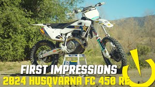 2024 Husqvarna FC 450 Rockstar Edition  First Impressions [upl. by Ehlke]