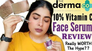 Derma Co 10 Vitamin C Face Serum Review  Derma Co Oil Free Moisturizer  Antima Dubey Samaa [upl. by Alyss322]