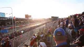 2014 Bathurst 1000 grandstand reaction to Mostert passing Whincup [upl. by Eirrehs885]