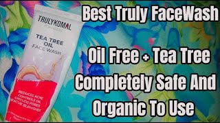 Best Face Wash  Best Truly Tea Tree Oil Face Wash  Complete Review [upl. by Ecienaj379]