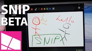 Microsoft Snip beta for Windows [upl. by Any548]