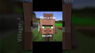 Viva La Vida Cover Villager minecraft cover [upl. by Minsat]