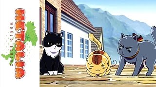 Hetalia Season 4 Official Dub Clip  Italy Cat did WHAT [upl. by Yreva777]