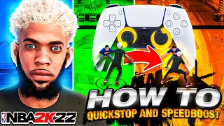 HOW TO SPEEDBOOST SPAM amp QUICKSTOP ON NBA 2K22 W HANDCAM 2K16 SPEEDBOOST  2K20 PEAKS [upl. by Hserus528]