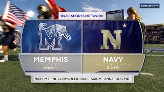 Highlights Navy Football vs Memphis 92124 [upl. by Coltson803]