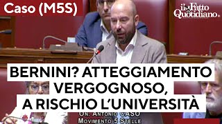 Caso M5S vs Bernini quotTagli e preruolo sta distruggendo luniversità rifiutando il confrontoquot [upl. by Aicittel]