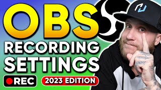 Best OBS Settings For Recording  The Ultimate Guide  2023 Edition [upl. by Marline404]